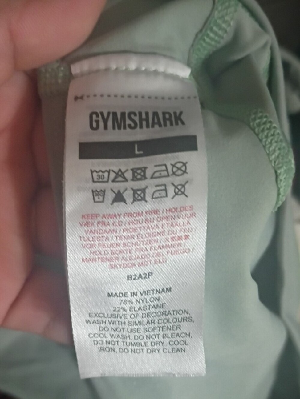 Gymshark Sage Green High-Waist Sculpt Leggings - Picture 8 of 8